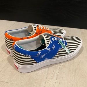 VANS ERA COMFYCUSH Pinned LAPIS NiB NEW MENS SIZE 11 WOMENS 12.5 PINSTRIPE SHOES